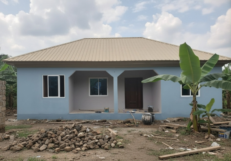 Renovated house after project