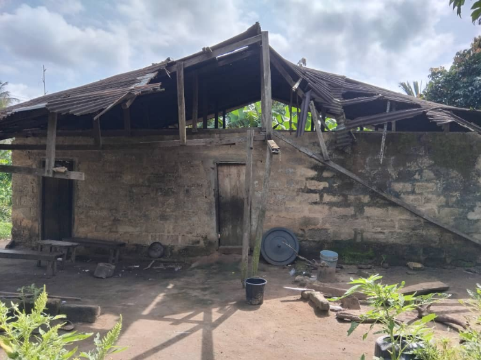 Old house before renovation